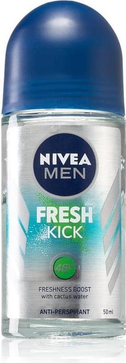 Actual product image NIVEA Men Fresh Kick Anti-perspirant - KuliÄkovÃ½ antiperspirant (Roll-on, 50 ml)