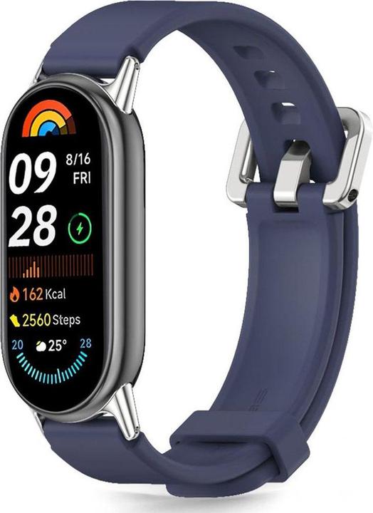 Produktbild 4Kom Tech-Protect IconBand Classic Strap für Xiaomi Smart Band 8 / 9 / 10 / NFC - Marineblau (Silikon)
