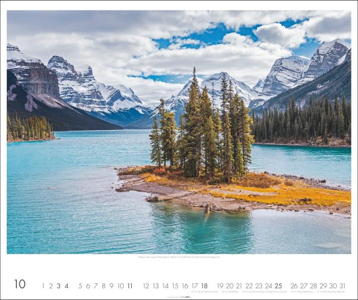 Produktbild Kanada Kalender 2026 - Der Ruf der Wildnis (55 x 46 cm)