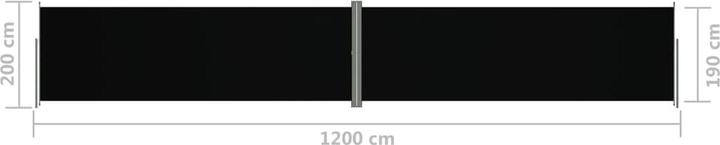Image du produit vidaXL Seitenmarkise (12 m)