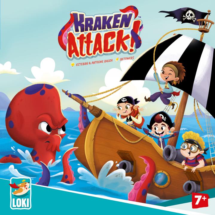 Produktbild Loki Kids 516870 - Kraken Attack!, Brettspiel, für 1-4 Spieler, ab 7 Jahren (Englisch, 1 - 4 Spieler)