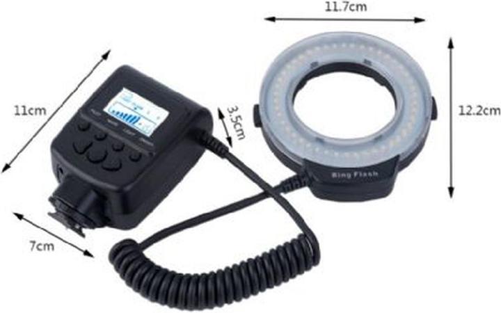 Produktbild Studioking Makro LED Ringlampe mit Blitz RL-130 (Ringleuchte)