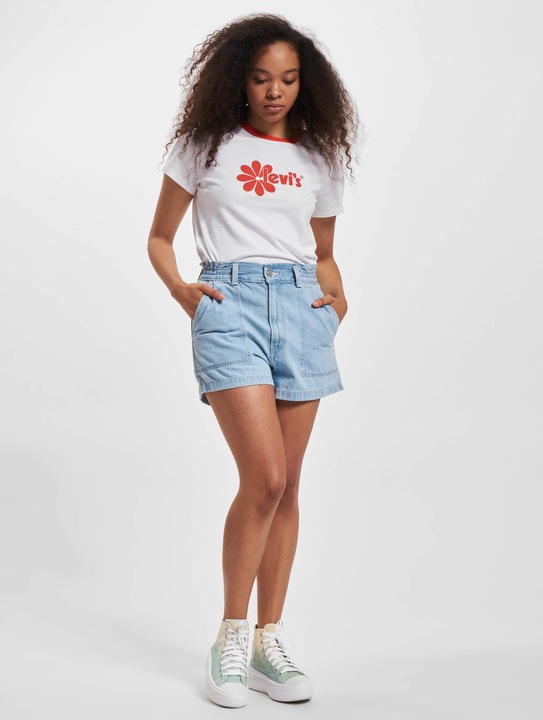 Actual product image Levis High Waist A Line Shorts - 95923 (23)
