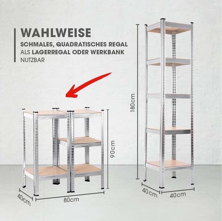 Immagine prodotto Easymaxx Schwerlastregal