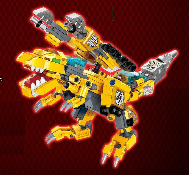 Actual product image Qman Cube of Beasts Emperor Dinosaur