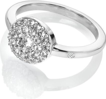 Immagine prodotto Hot Diamonds Forever DR245 Anello in argento 925 con diamanti e topazi scintillanti - Circuito: 55mm (55)