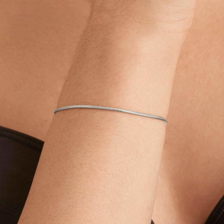 Produktbild Ania Haie Armkette Snake Chain 925 Sterling Silber (16.50 cm, 925 Sterling Silber)
