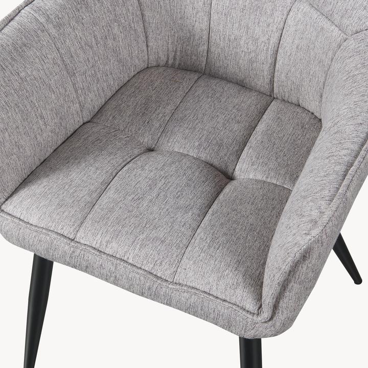 Actual product image En.Casa Esszimmerstuhl Birmingham Grau