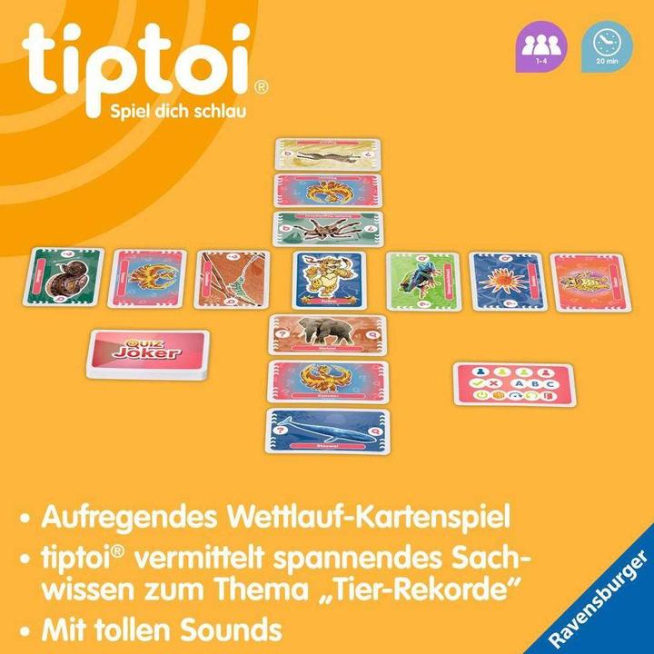 Actual product image tiptoi Quiz animal records (German)