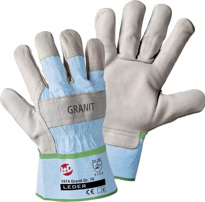 kaiserkraft Cow grain leather gloves GRANIT