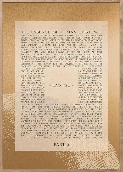 Produktbild ChiCura Lao Tzu Part 3 Poster (21 x 29.7 cm)