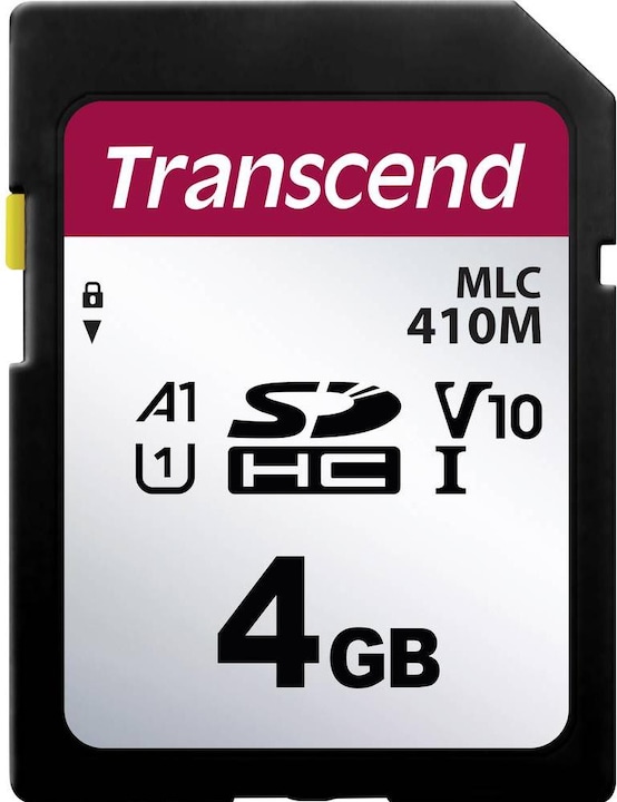 Produktbild Transcend 410M Flash-Speicherkarte (4 GB, SDHC, U1, UHS-I)