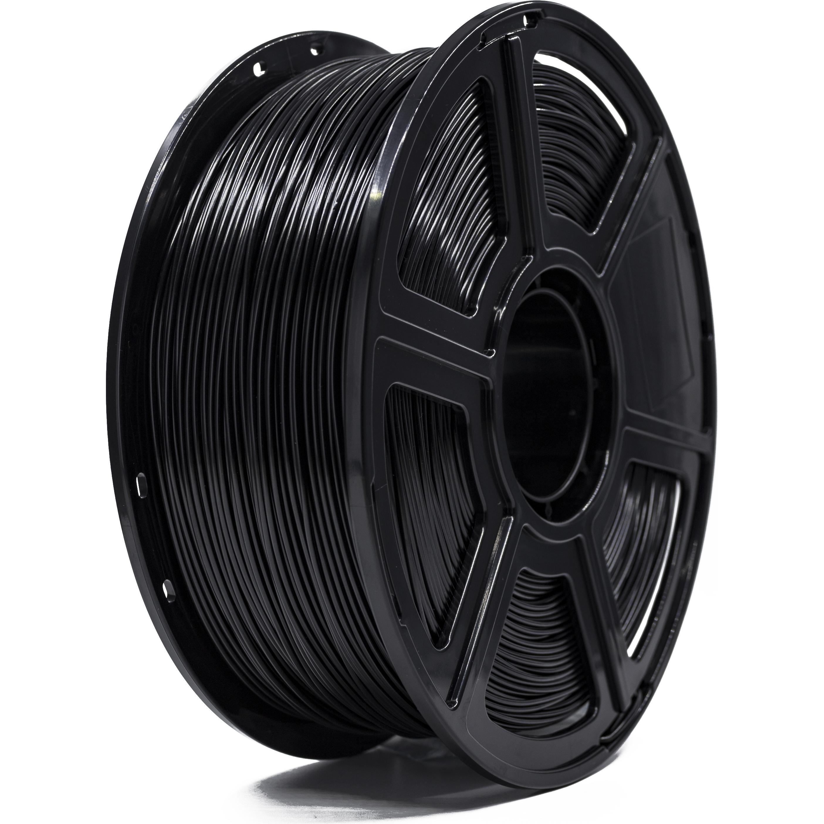 FlashForge Filament (ABS, 1.75 mm, 1000 g, Schwarz), 3D Filament, Schwarz