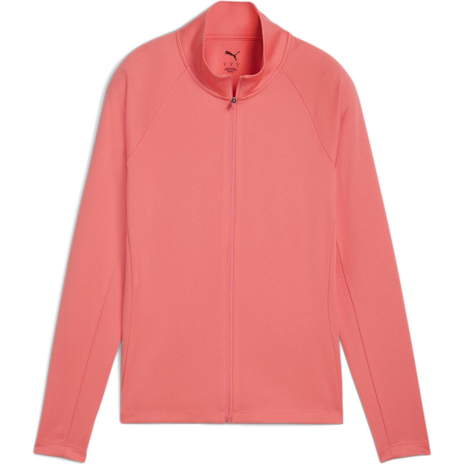 Puma, Damen, Pullover, W Lightweight Full Zip Knit, Rot, (L)