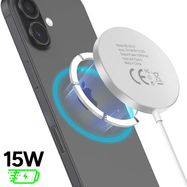 Image du produit Mayaxess MagSafe Ladegerät 15W iPhone Kabellos (15 W)