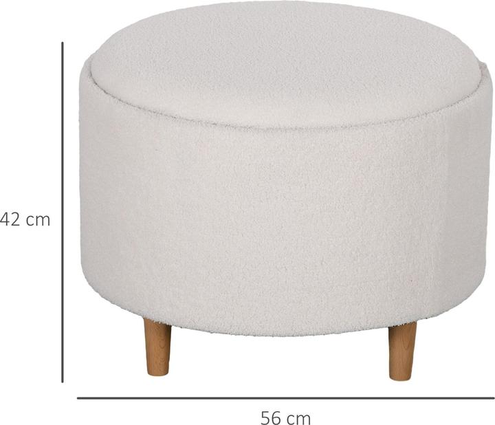 Produktbild Homcom Polsterhocker mit Stauraum