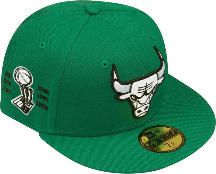 Image du produit New Era 59Fifty Fitted Cap - CHAMPIONS Chicago Bulls kelly (7 1/8)