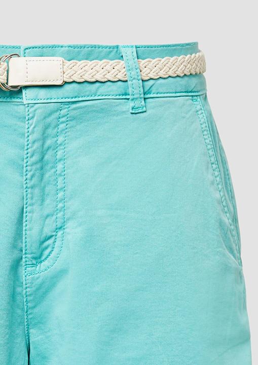 Produktbild S.Oliver Hose Shorts mit geflochtenem Gürtel und Garment Dye (36)