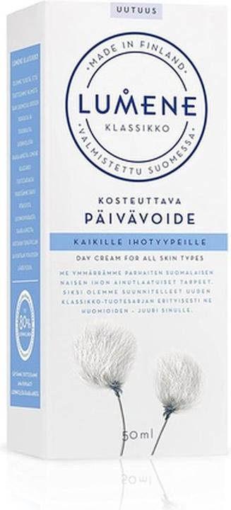 Actual product image Lumene Klassikko Moisturizing Day Cream for all Skin Types 50ml 1.7 Fl.Oz. (50 ml, Day cream)