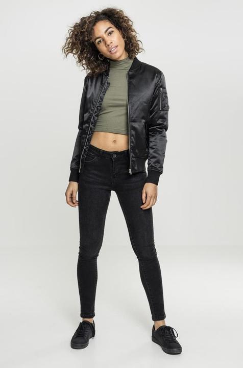 Produktbild Urban Classics Ladies Cropped Turtleneck Tee (L)