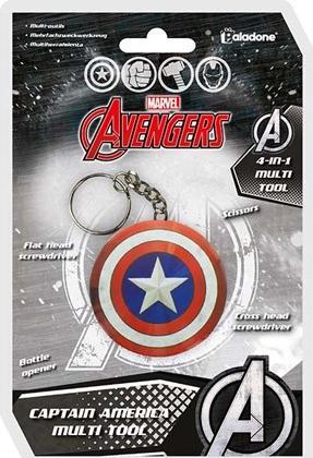 Actual product image Paladone Products Marvel Captain America Shield Multi Tool