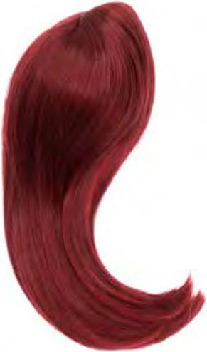 Produktbild I'm a Girly Bordeauxrote Perücke