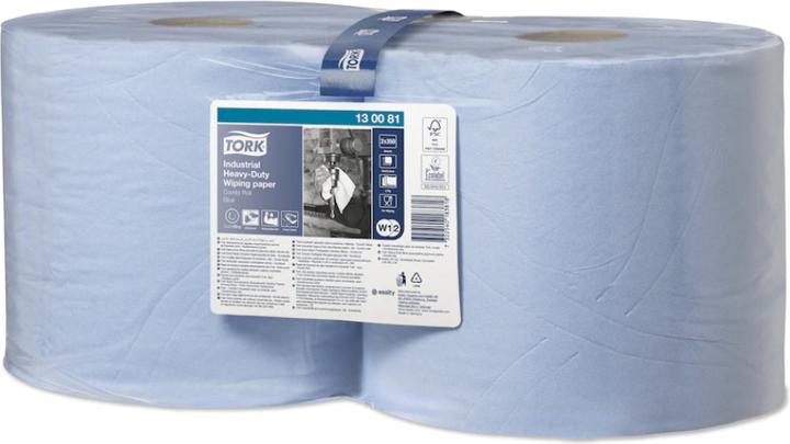 Image du produit Tork Heavy Duty Wiping Paper Blue 2x119 (2 x)