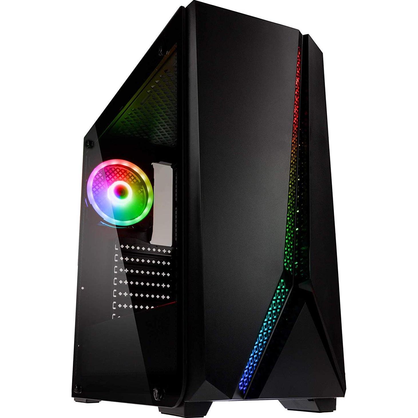 Kolink Quantum Mesh (ATX, mATX, Mini-ITX, E-ATX), PC Gehäuse, Schwarz, Transparent