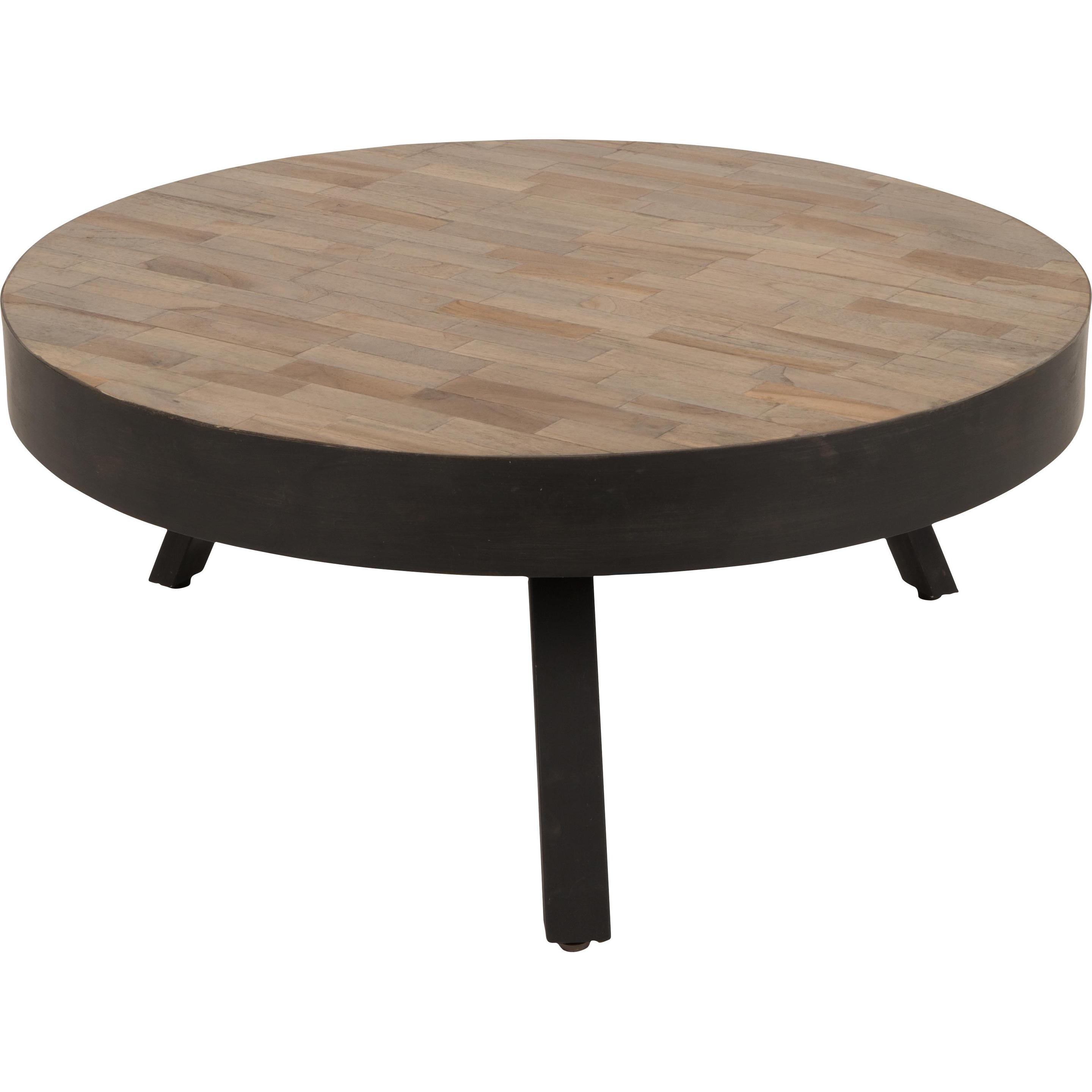 White Label Living, Couchtisch + Beistelltisch, Suri (74 x 74 x 32 cm)