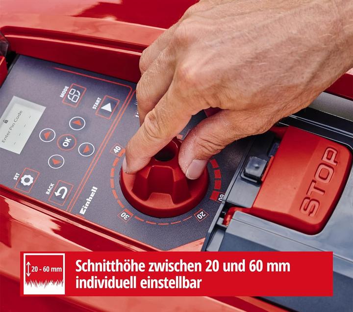 Actual product image Einhell Mowing robot FREELEXO 750 LCD BT+ (750 m²)