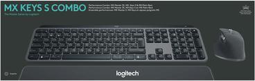 Produktbild Logitech Mx Keys S Combo - Graphite Fra (BE, Kabellos)