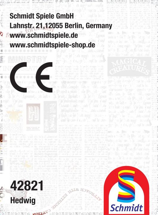 Actual product image Schmidt Spiele Harry Potter, Hedwig the owl, 29 cm (29 cm)