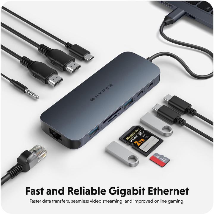 Actual product image Hyper HyperDrive Next (USB-C, 11 ports)