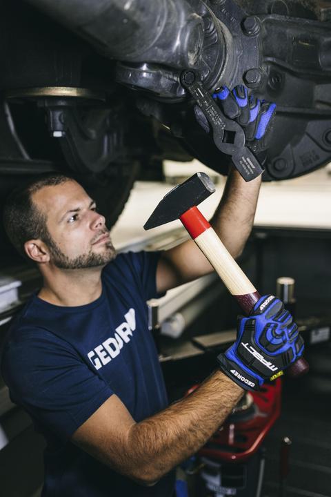 Produktbild Gedore 600 H-100 Schlosserhammer ROTBAND-PLUS mit Hickorystiel, 100 g (100 g)