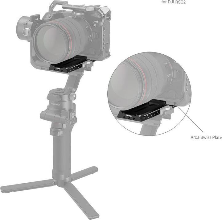 Actual product image SmallRig Quick Release Plate with Arca-Swiss (Gimbal mounting plate)
