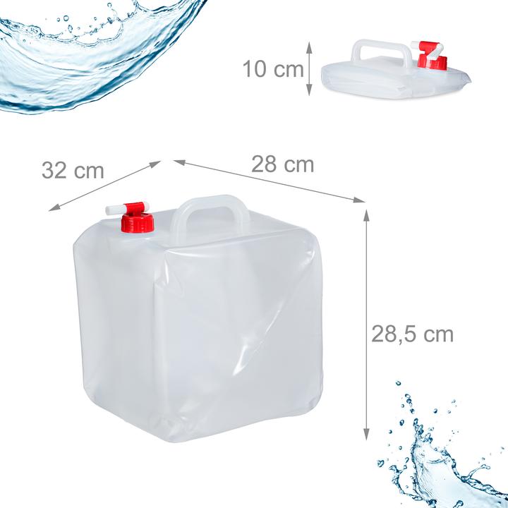 Actual product image Relaxdays Folding canister