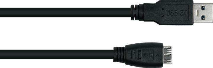 Produktbild Good Connections Kabelmeister USB 3.0 an USB Micro B CU 3m schwarz (3 m)