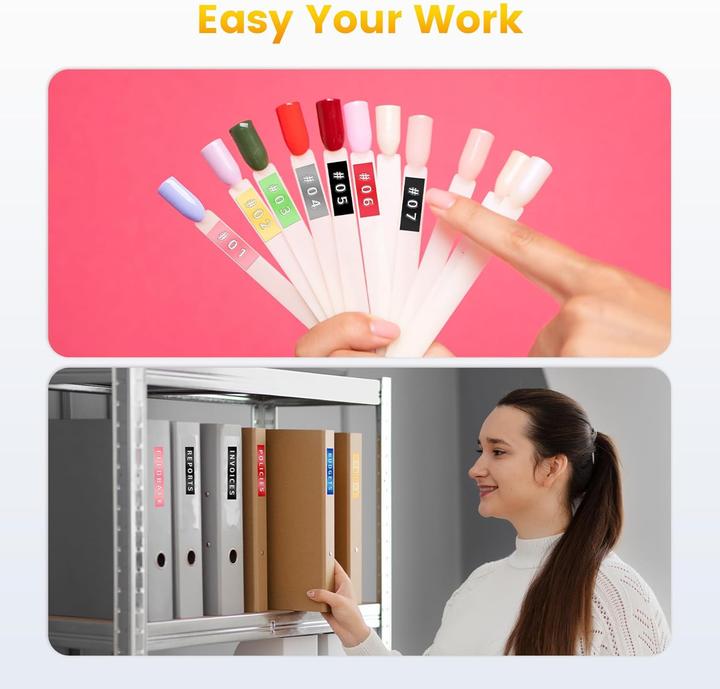 Actual product image Phomemo E975 mit 3 rollen