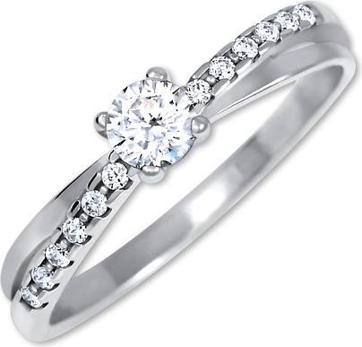 Actual product image Brilio Charming ring with white gold crystals 229 001 00810 07 - Circuit: 56 mm (56)