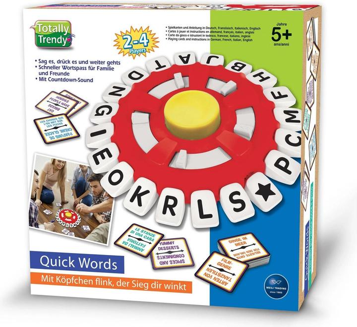 Actual product image Totally Quick Words (Italian, German, English, French)