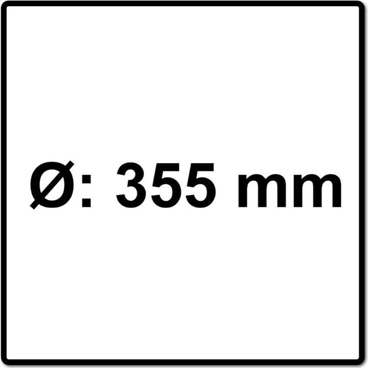 Actual product image Fein Aluminium Cutting circular saw blade 355 x 2.8 x 25.4 mm ( 63502302000 ) for MKAS 355