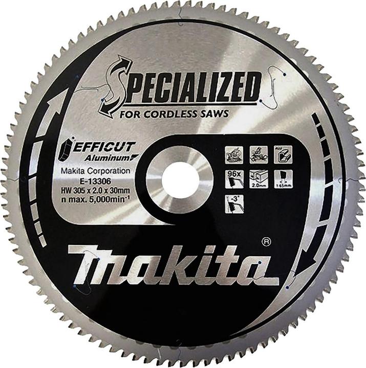 Productafbeelding Makita E-13312 Efficut zaagblad 305x30x96Z
