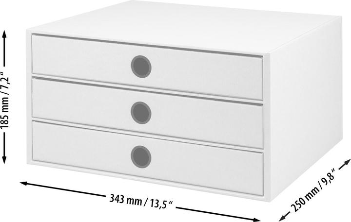 Actual product image Rössler Drawer box Soho opal (A4)