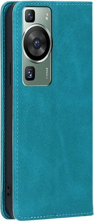 Produktbild Cover-Discount Huawei P60 / P60 Pro - Stand Flip Case Hülle hellblau