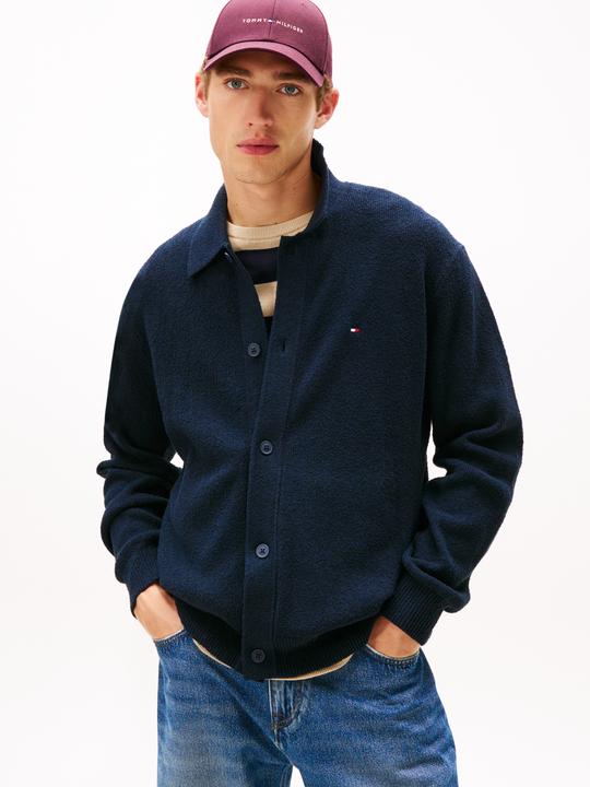 Produktbild Tommy Hilfiger Textured Polo Cardigan (XXL)