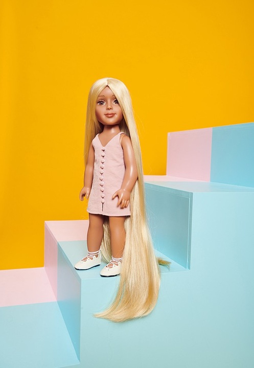 Produktbild I'm a Girly Extra Long Blond Wig