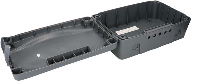 Actual product image Max Hauri Weatherproof plastic box IP54
