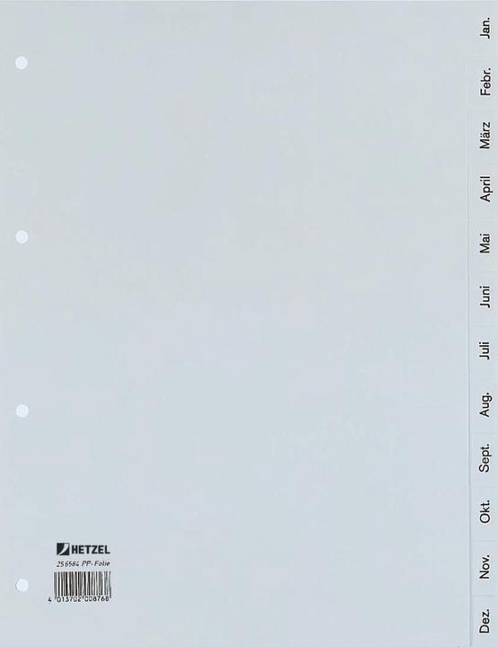 Actual product image Rexel Plastic register for A4 - full cover