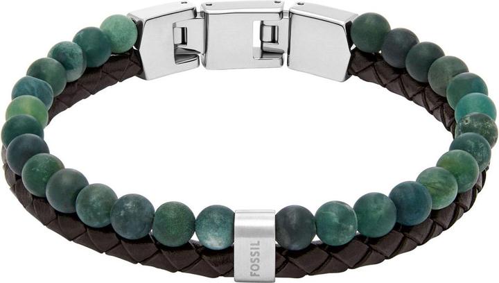 Braun, Grün, Silber