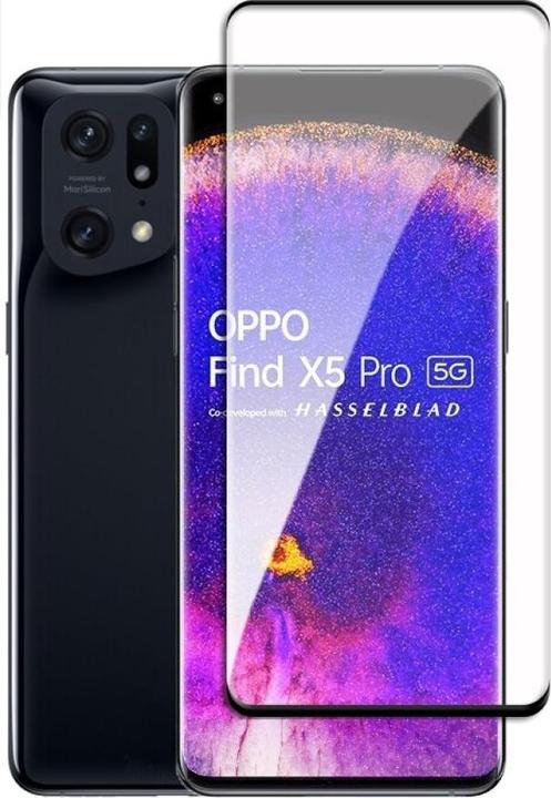 Actual product image Screenguard Oppo Find X5 Pro Full Screen Protective Glass Film 2.5D 9H (1 pcs., Oppo Find X5 Pro)